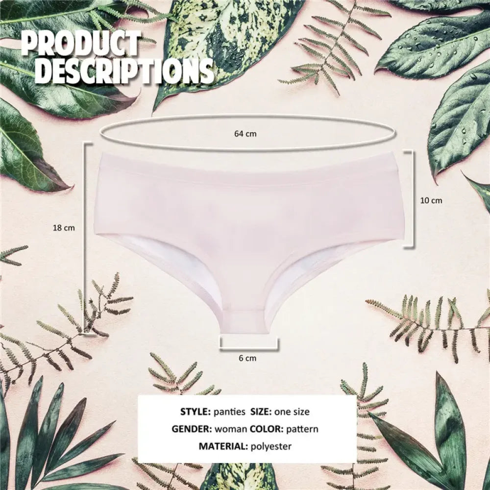 DeanFire Spank Me Harder Funny Print Hipster Panties